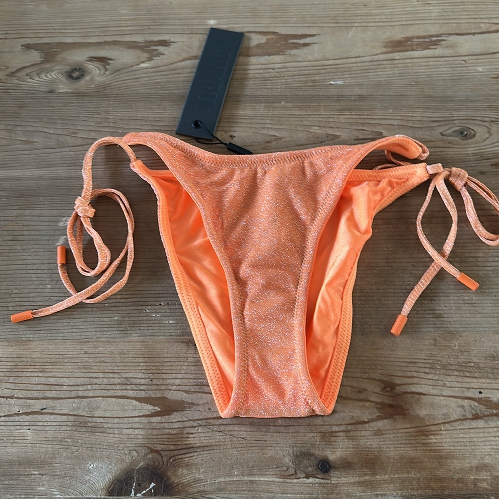 TRIANGL STEVIE - APRICOT SPARKLE NO BAG NEW WITH TAGS - Picture 5 of 7